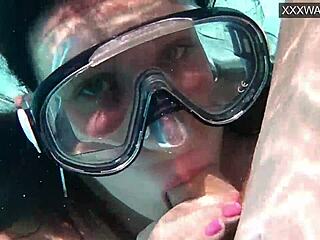 Minnie Manga and Eduard Get Naughty Underwater. Ever Seen a Pool Creampie?