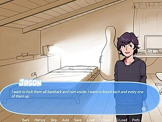 Step Family Enjoys Shower in Snow Daze