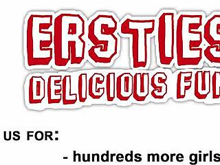 Hot brunette julia masturbating in bath with dildo - ersties