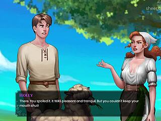 Myrtle's Big Boobs In Lingerie Harden Boris's Cock?