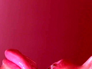 Petite Latina sucks cock in POV, cumming in mouth during holiday close-up.