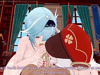 genshin impact eula klee jean tactical meeting turns wild with creampie