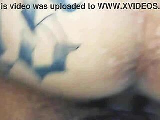 anal queen in lingerie moans while getting banged in big ass