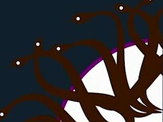 damn, this pain slut learned to suck huge dildo hard!