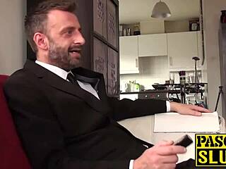 Cute teen Chloe Carter gets oral punishment with Pascal's fat cock