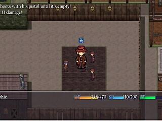 garota detetive luta contra um velho e seu robo gigante