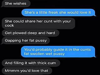 Hey, my wife’s texting about a wild threesome tonight. You in?