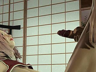 Holy! Made Sakura sucks hard in uncensored 3D Naruto hentai POV