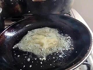 Xxx Video: Hot Madrastra Teaches Cooking and Gets Pussy Eaten