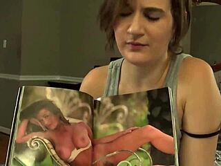 Mommy instructs you to jerk off while watching porn magazine from pov.