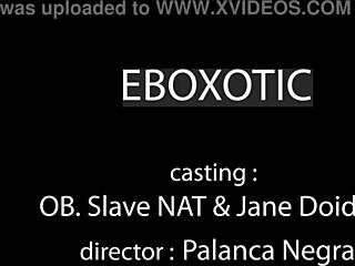 Intense throat fucking and sloppy blowjob in prison scene