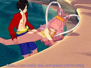 Koikatsu Rufy Shirahoshi in Uncensored Anime Sex with One Piece Action