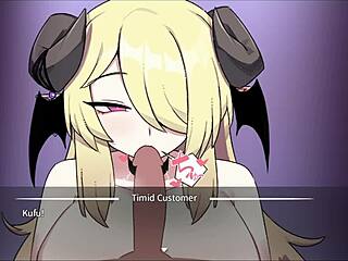 Hey corporate succubus, ready to play with toys and bondage in part 6 of our game?