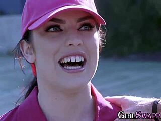 Why does the busty stepdaughter get fucked by a big cock for a facial?