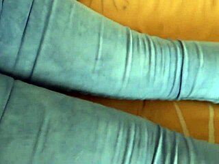 Latina stepmom gets excited, masturbates, and takes anal creampie