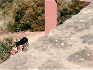 Voyeuristic Brunette Watches Hot European Couple Fuck