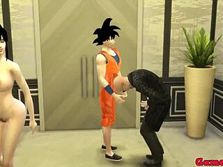 Dragon Ball Porn: Chichi Milk, enslaved wife, turned into boss's sex slave?
