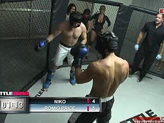 Brunette Girl With Natural TITS Becomes the Ultimate Fight Prize