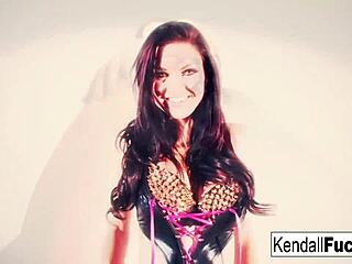 kendall teases with her sexy body