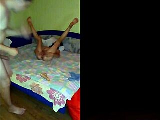 Wife Waits For Lover With Dildo In Shaved Pussy!