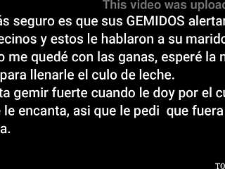 i gave my tight latina ass to the neighbor as a valentine's gift but my husband walked in when i was bent over and deeply impaled anally