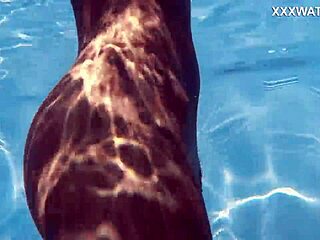 Hungarian Blonde Skinny Pornstar Dives into Juicy Underwater Action!