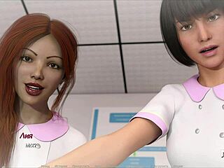 hentai acting lessons where girl comes to me in 3d cartoon anime game e1 36