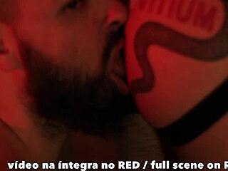 andré medeiros in group activities with fetishes on red