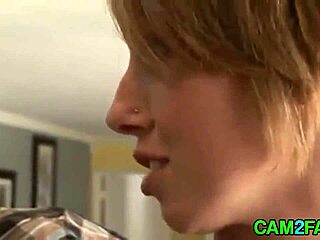 blonde gets fucked showing big boobs