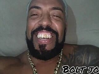 Tattooed black guy, fuck her ass now?