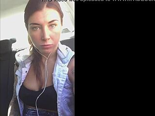 Felicity Feline shows her ass while dancing on set