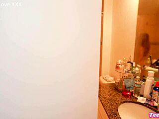 petite renee rose catches johnny love spying in shower