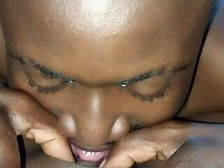 Blowjob with big ass tease