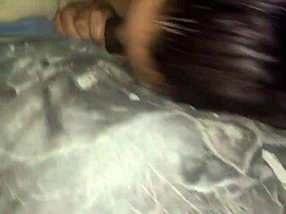 Black Amateur's Suggestive Blowjob on Monster Cock Leading to Cum