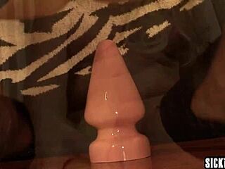 Horny Big Ass Milf Brooke Scott Slams Huge Dildo And Sex Toys Deep In Her Ass