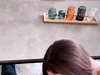 hot cowgirl riding a massive cock with wild energy