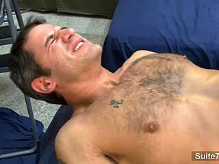 tattooed gay workers engage in intense activities