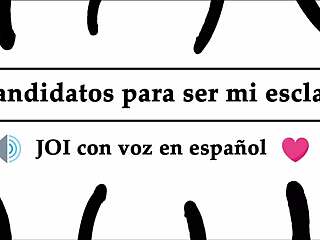 Spanish voice asks if you're one of the 8 candidates prepared