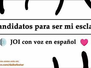 Spanish voice asks if you're one of the 8 candidates prepared