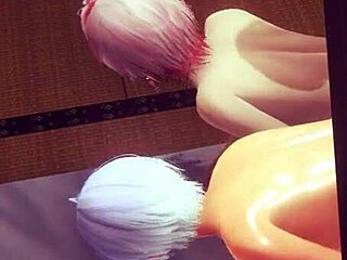 Three Femboys Enjoy a Wild Creampie Threesome