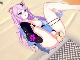 Nyanners in hentai sex scene