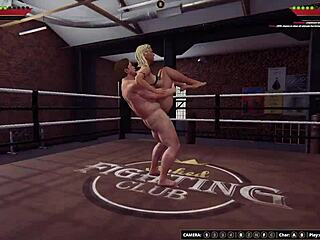 Ethan battles Rosemary in wild naked 3D fighter clash