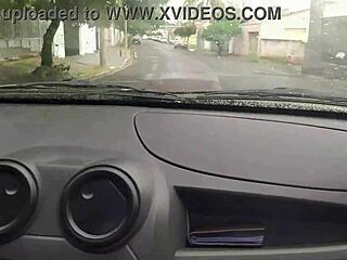 Uber Driver Cums in Passenger's Mouth for Blowjob Payment - Full on Red and Sheer