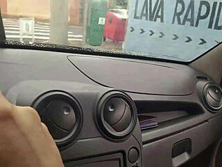 Uber Driver Cums in Passenger's Mouth for Blowjob Payment - Full on Red and Sheer