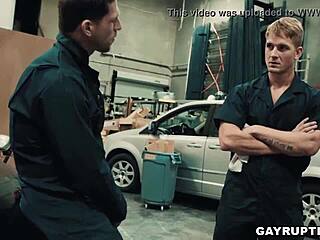 brandon anderson takes it hard from coworker roman todd