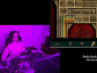 Naked Brunette BBW with Big Natural Tits in Blackmoor Manor Game