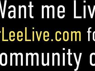 Hey, check out kimber lee stroking with soft gloves