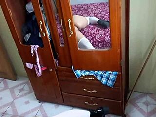 Religious woman seduces disciples with homemade porn