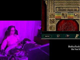 Naked Brunette BBW with Big Natural Tits in Blackmoor Manor Game