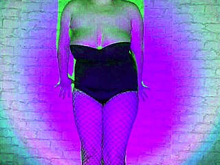 bbw wife milky mari teases in bunny cosplay, milking boobs